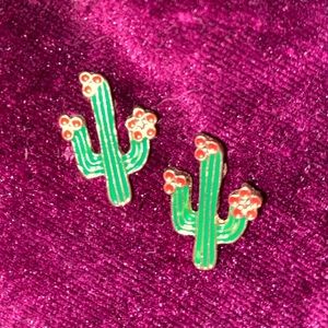 Cactus Stud Earrings